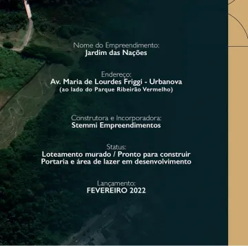 imagem 3 - Lote no Condomínio Jardim das Nações (Urbanova) - plano / alto padrão imagem 3 - Lote no Condomínio Jardim das Nações (Urbanova) - plano / alto padrão