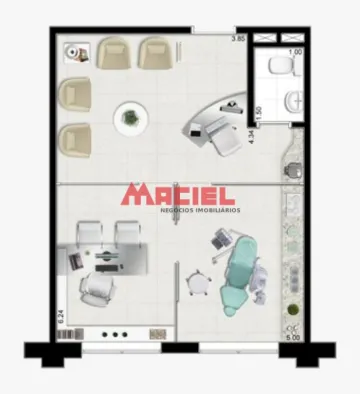 imagem 1 - Comercial - Sala em Edifício/Condomínio imagem 1 - Comercial - Sala em Edifício/Condomínio