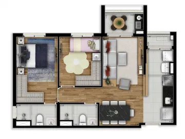 imagem 2 - Apartamento proximo ao shopping Colinas perfeito para locações de temporada airbnb imagem 2 - Apartamento proximo ao shopping Colinas perfeito para locações de temporada airbnb