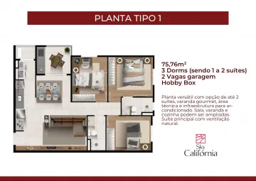 imagem 3 - Lindo Apartamento SKY Califória - Jacareí - Excelente oportunidade! imagem 3 - Lindo Apartamento SKY Califória - Jacareí - Excelente oportunidade!