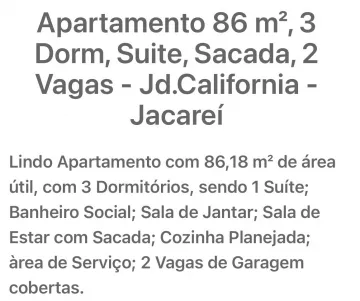 imagem 4 - APARTAMENTO MOBILIADO  - 2 VAGAS DE GARAGENS - JARDIM CALIFÓRNIA- JACAREI- imagem 4 - APARTAMENTO MOBILIADO  - 2 VAGAS DE GARAGENS - JARDIM CALIFÓRNIA- JACAREI-